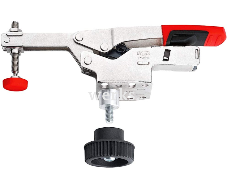 Горизонтальный зажим с открытым плечом и горизонтальным основанием STC-HH Bessey BE-STC-HH50-T20