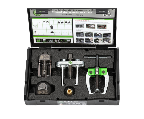 Универсальный набор для снятия поводков стеклоочистителя KUKKO K-142/4