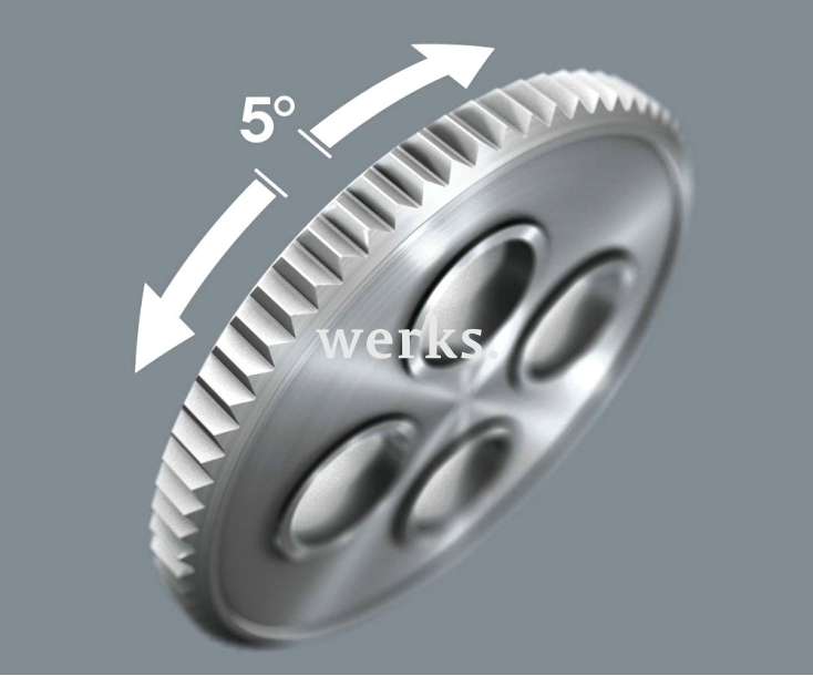 8006 SC 1 Zyklop Hybrid - набор с трещоткой, привод 1/2 Wera WE-004090 13 предметов