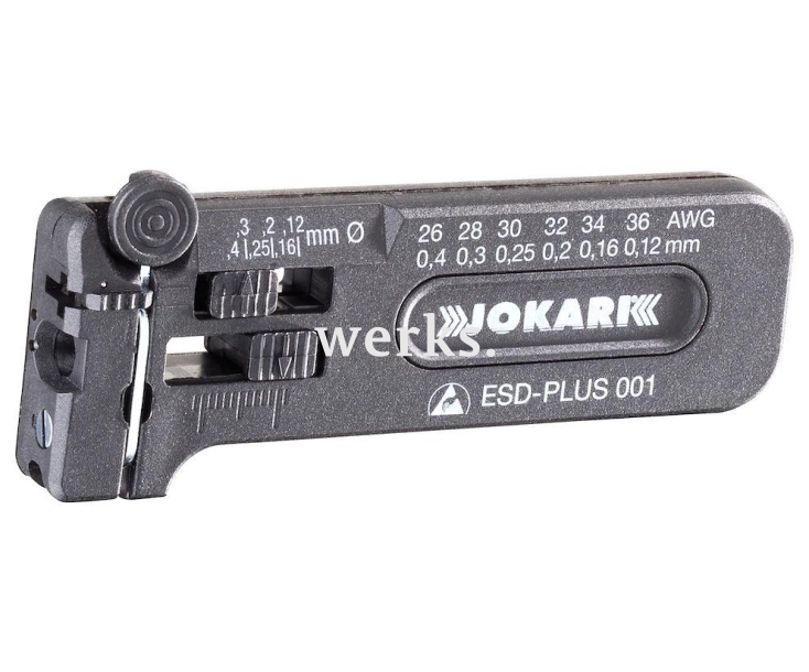 Инструмент ESD-Plus 001 для снятия изоляции с телекоммуникационных кабелей Jokari JK 40027