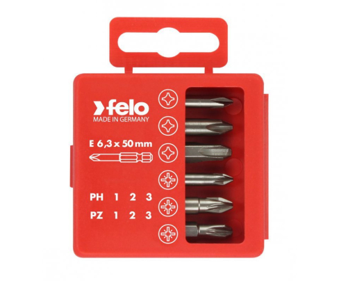 Набор Felo с битами PH PZ 6 предметов 03291516