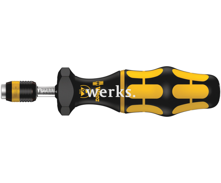 Регулируемая динамометрическая отвертка с патроном Rapidaptor, Kraftform ESD, Wera 7400, 7445 ESD, WE-074733