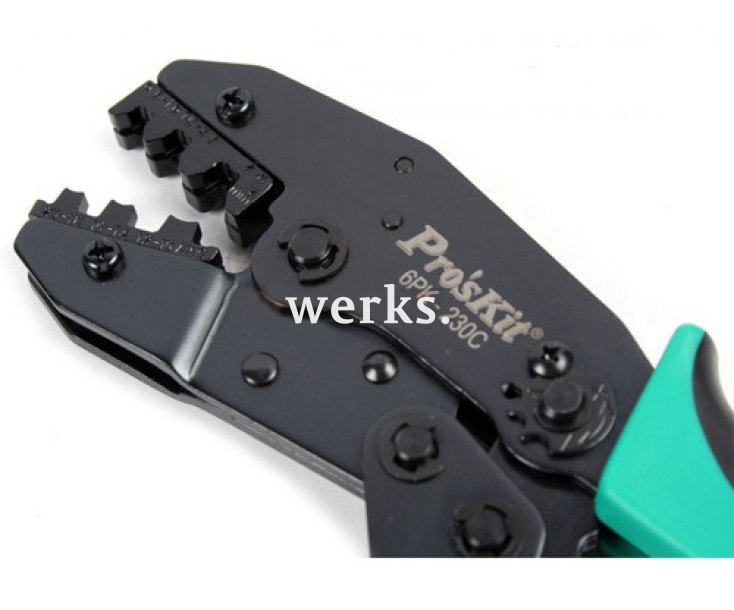 Кримпер для обжима неизолированных клемм ProsKit 6PK-230C