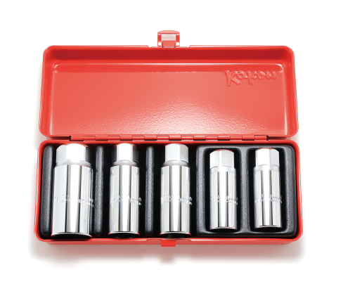 Ko-ken 4214M Набор съемников винтов и шпилек 1/2" в кейсе (5 шт.)
