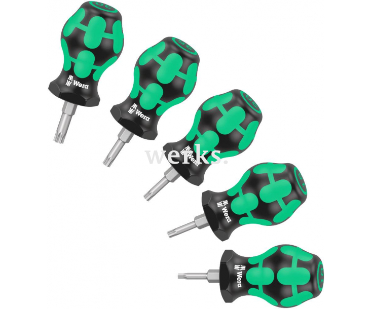 Набор коротких отверток TORX Stubby Set TX 1 Wera WE-008876 5 предметов