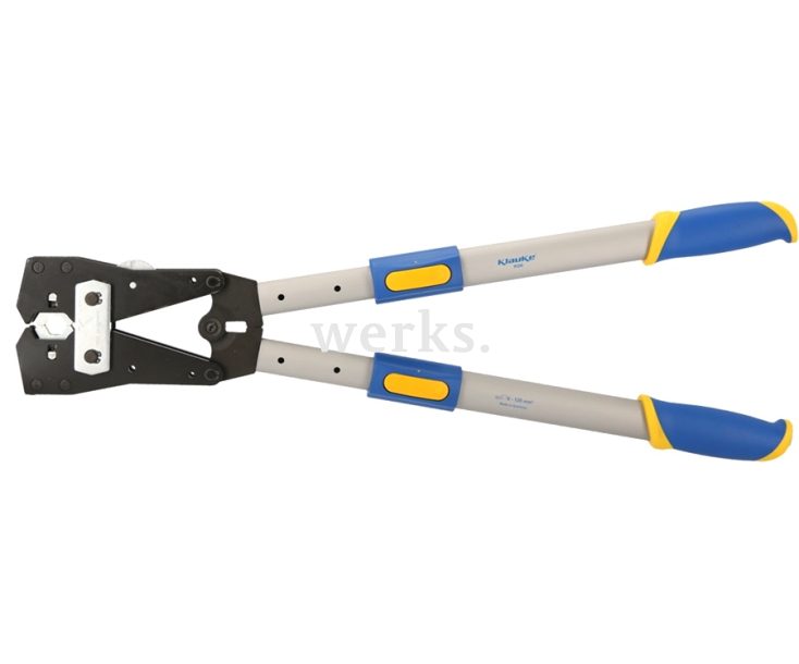 Пресс-клещи для медных кабельных наконечников 6–120 мм², шестигранный обжим Klauke KLKK06D