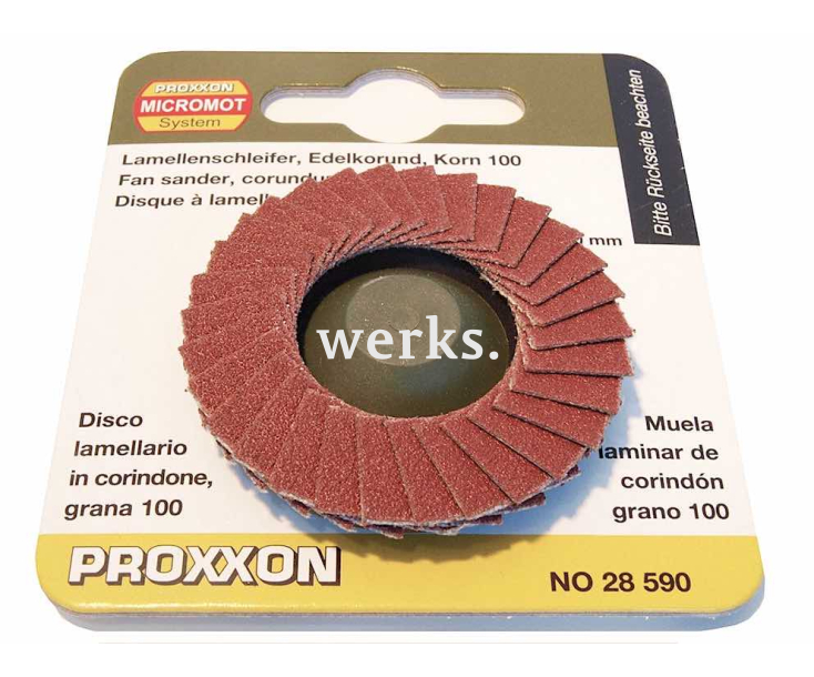 Диск шлифовальный ламельный корундовый Ø 50 мм K100 Proxxon 28590