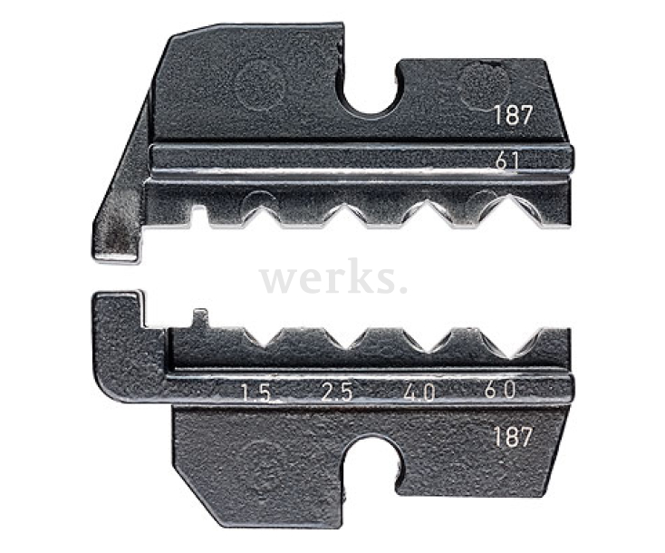 Плашка опрессовочная для точеных контактов Harting Knipex KN-974961