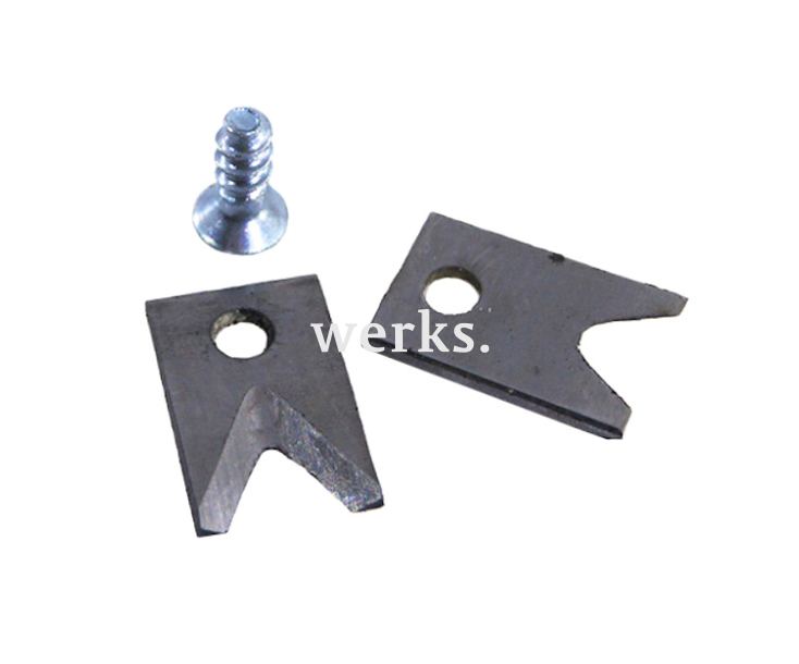 Комплект запасных ножей с винтом для стрипперов Super Weicon WCN51953020