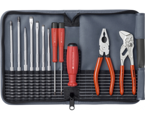 Набор с комбинированными жалами SL PH серии PB 215 PB Swiss Tools PB 8219.GY серый 12 пр.