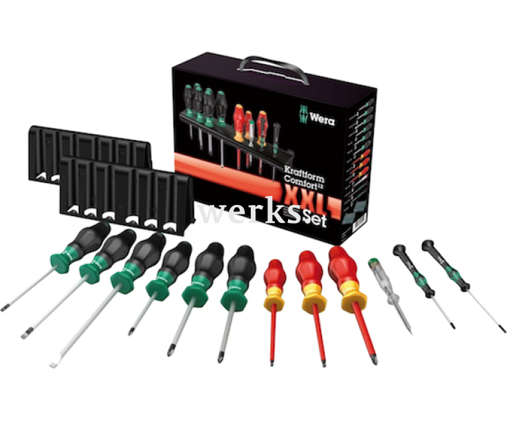 Набор отверток SL PH PZ Wera Kraftform Comfort XXL WE-136270