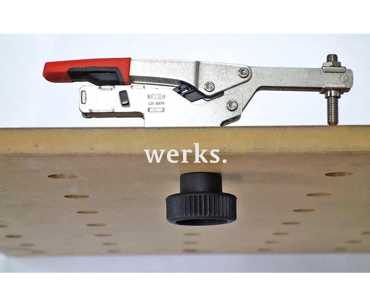 Горизонтальный зажим с открытым плечом и горизонтальным основанием STC-HH Bessey BE-STC-HH50-T20