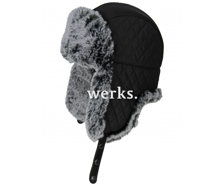 Шапка-ушанка Brodeks KM109 черный (58)