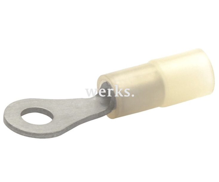 Наконечник кольцевой медный изолированный DIN 46237 0,1-0,4 мм² под болт М3,0 Klauke KLK6193 100 шт.