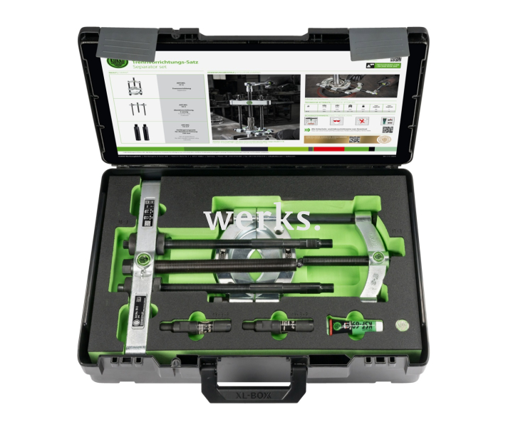 Набор с сепаратором и быстрозажимным шпинделем KUKKO 17-C