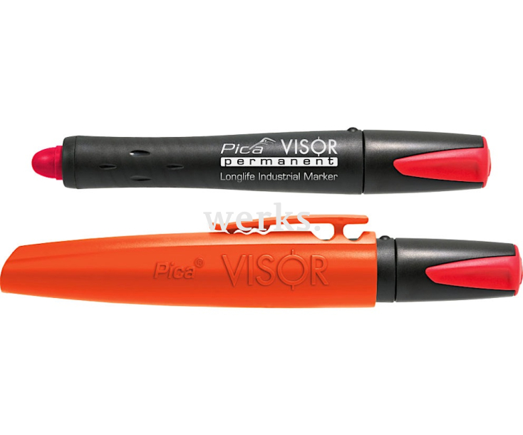 Маркер строительный Pica-Visor красный 990/40