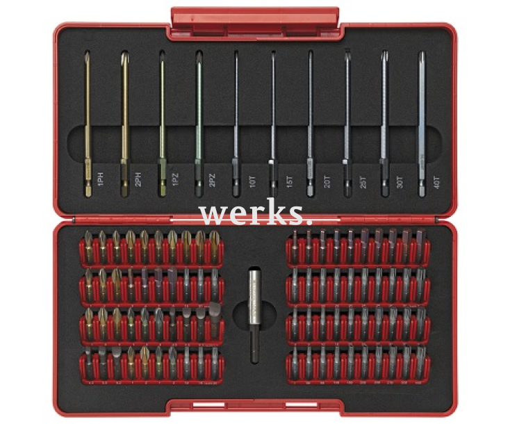 Набор сменных бит SL PH PZ TX HEX формы C6,3 PB Swiss Tools PB C6.992 90 шт.