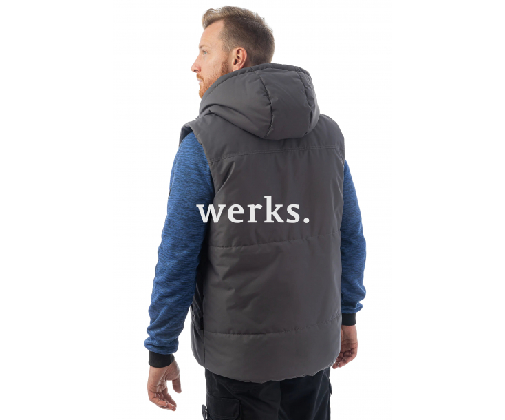 Жилет утепленный Brodeks KW112 серый (XXL)