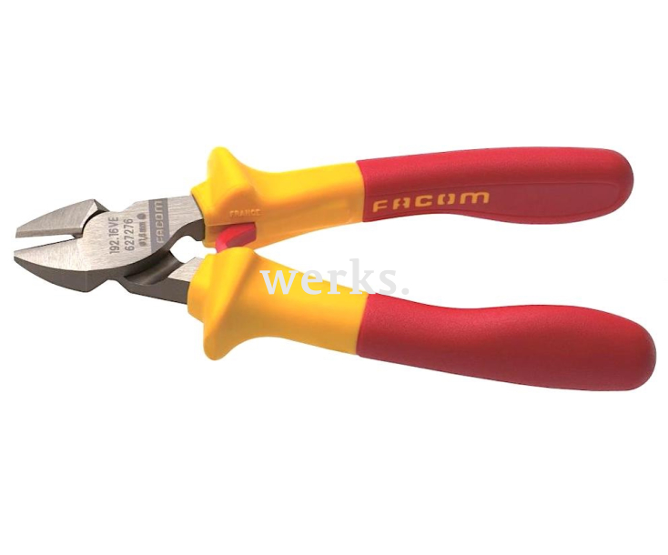 Кусачки диагональные VDE 160 мм Facom 192.16VE