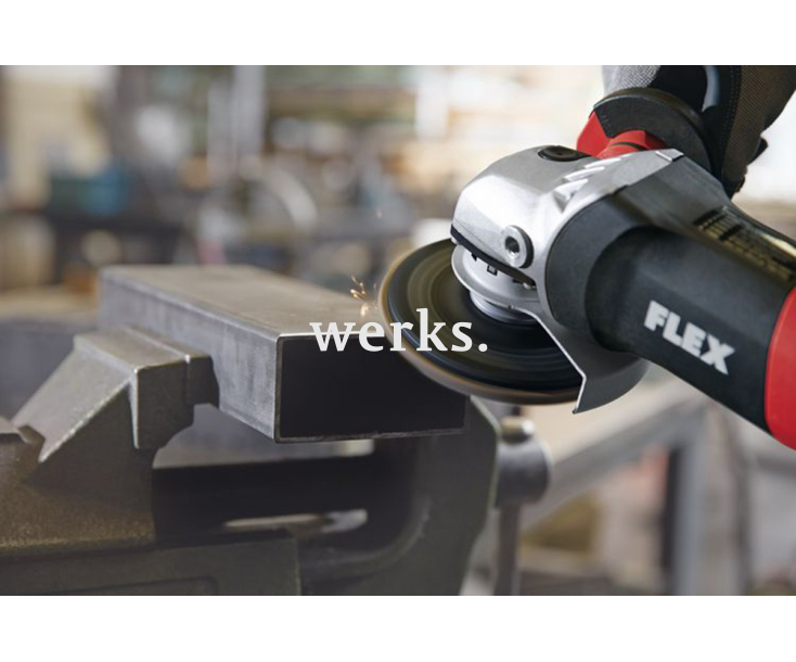 Угловая шлифовальная машина 1400 Вт 125 мм L 3406 VRG Flex 406503 с регулировкой оборотов