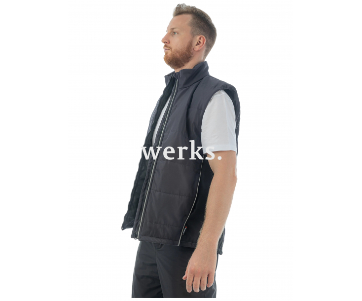 Жилет утепленный Brodeks KW101 серый/черный (M)