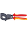Ножницы для резки кабелей по принципу трещотки VDE Knipex KN-9536250