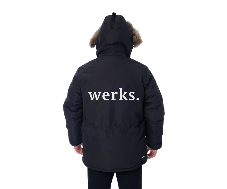 Зимняя куртка-парка Brodeks KW 204 черный с опушкой (XXXL)