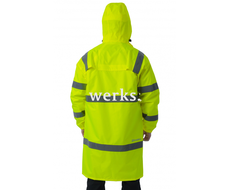 Сигнальный плащ-дождевик Brodeks KS252 желтый (XXL)