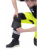 Сигнальные брюки Brodeks KS313 желтый/черный (50)