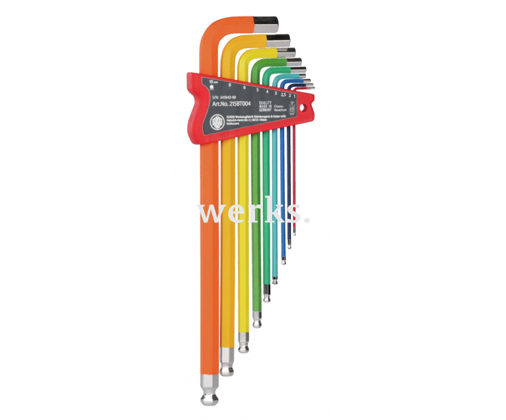 Г-образные отвёртки в держателе TURNUS KUKKO 215BT004