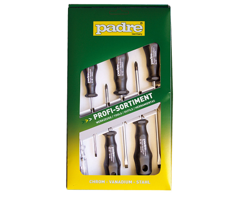 Набор отвёрток 6 шт. 61 Padre 6100000