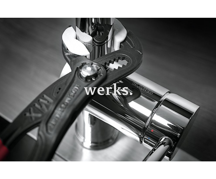 Клещи переставные Maxi MX 300 мм NWS 1660-12-300 покрытие TitanFinish с обливными рукоятками