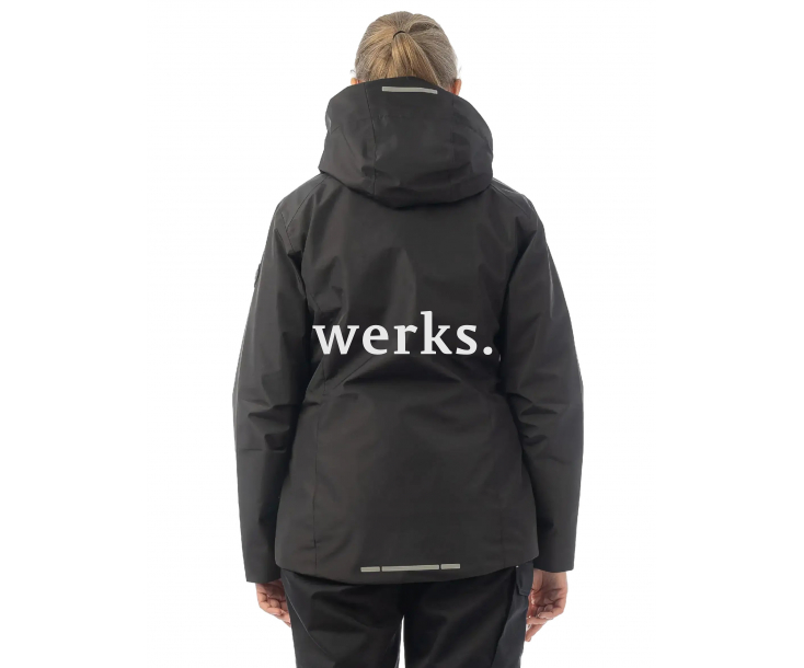 Женская летняя куртка-парка Brodeks KS 238 черный (XL)