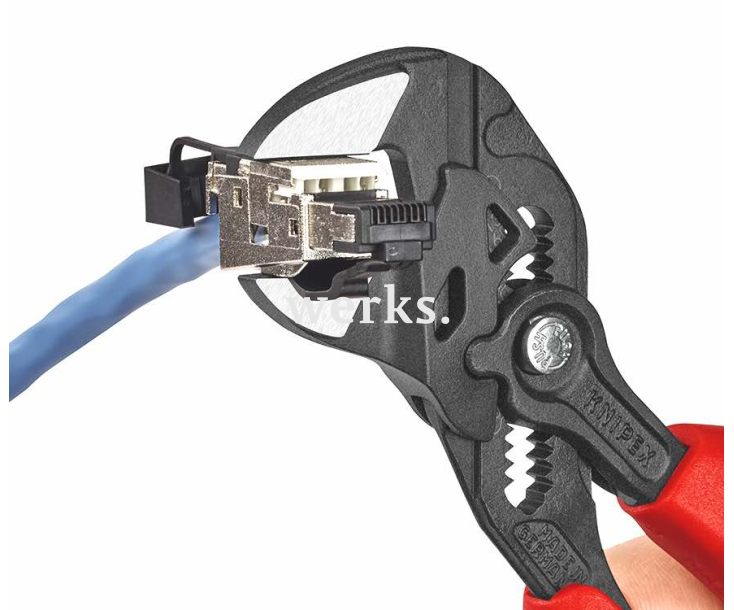 Клещи переставные-гаечный ключ фосфатированные, 180 мм Knipex KN-8602180