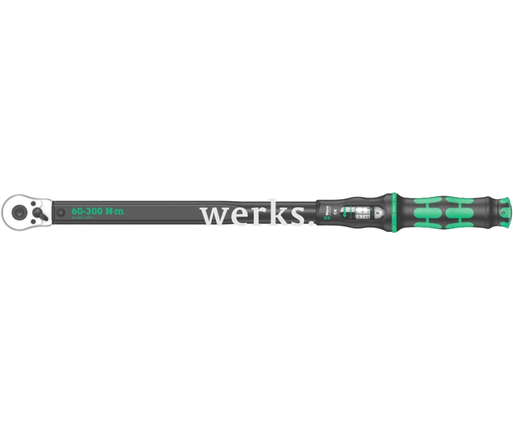 Динамометрический ключ Wera Click-Torque C 4 60-300 Nm с трещоткой с реверсом WE-075623