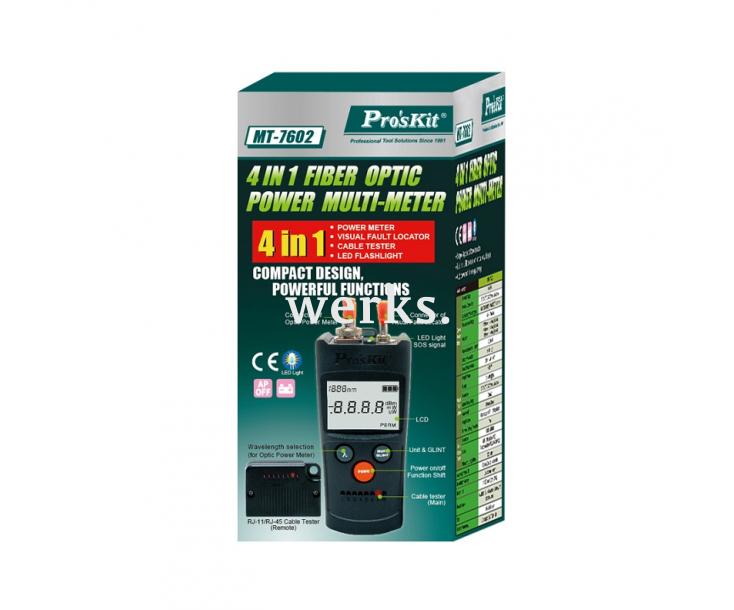 Мультиметр оптической мощности ProsKit MT-7602