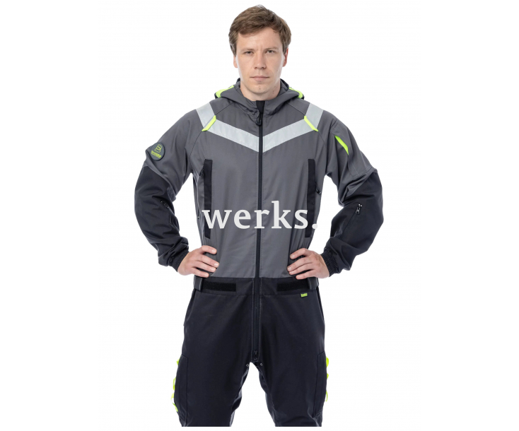 Летний комбинезон Brodeks KS 503 серый/черный (L)