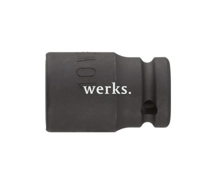 Торцевая головка мощная 1/4" SW12x23 Wiha 7204 32536 шестигранная