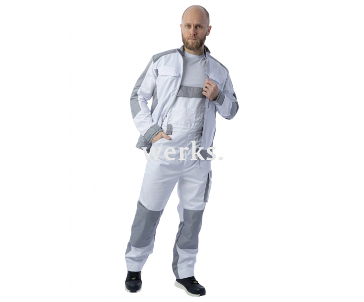 Куртка Brodeks KS202 белый/серый (M)