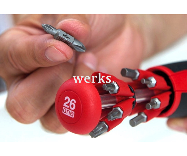 Бита двусторонняя шестигранная Wiha Standard HEX 5.0 х 6.0 х 30 мм 7413Z 43865 10 шт.