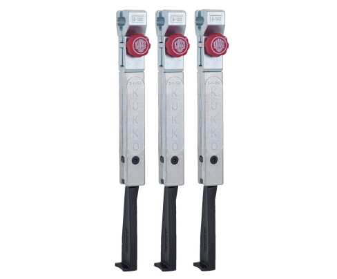 3 узких захвата с быстрой регулировкой (комплект) KUKKO 2-303-S