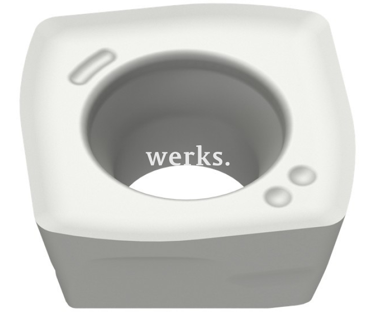 Твердосплавная фрезерная вставка XPLX 060305ER-F40 CTC5240 Ceratizit 50518558