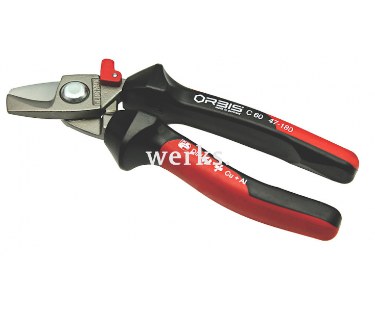 Кабелерез для медного и алюминиевого кабеля EVO SHARK 180 мм Orbis 47-180/30RR