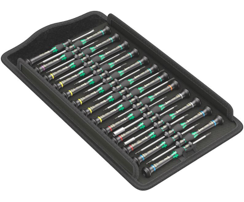 Набор отверток SL PH HEX HEX Nut TORX PL Microstix для электронщиков Kraftform Micro Big Pack 1 Wera WE-134000