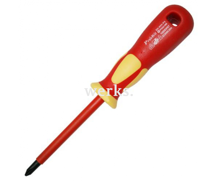 Отвертка диэлектрическая крестовая ProsKit SD-800-P2