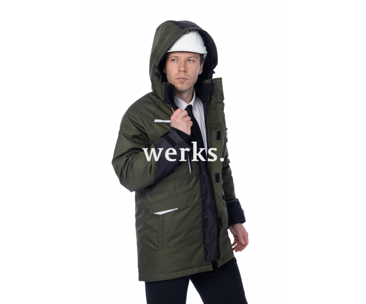 Зимняя куртка-парка Brodeks KW215 хаки (4XL)