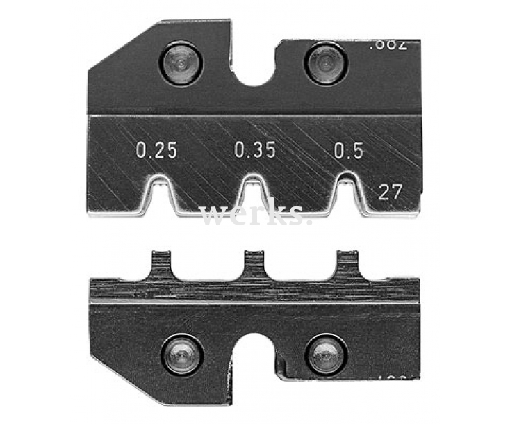 Плашка опрессовочная для штекера MQS Knipex KN-974927