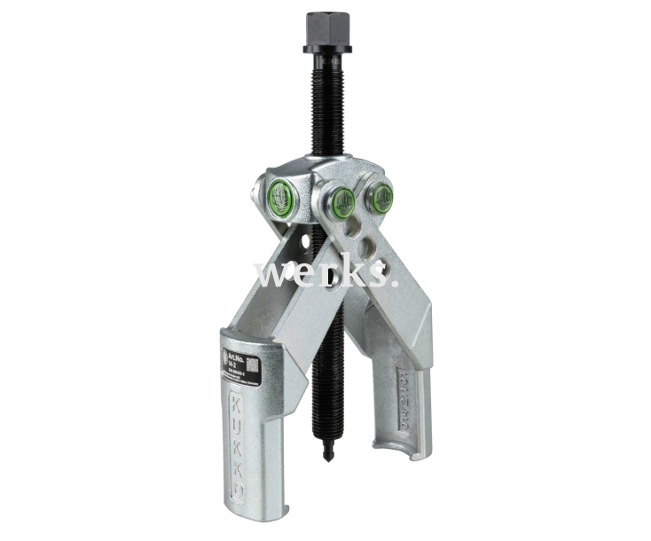 Двухзахватный съёмник с быстрой регулировкой, крестовидным замком, захватными лапами KUKKO 14-2