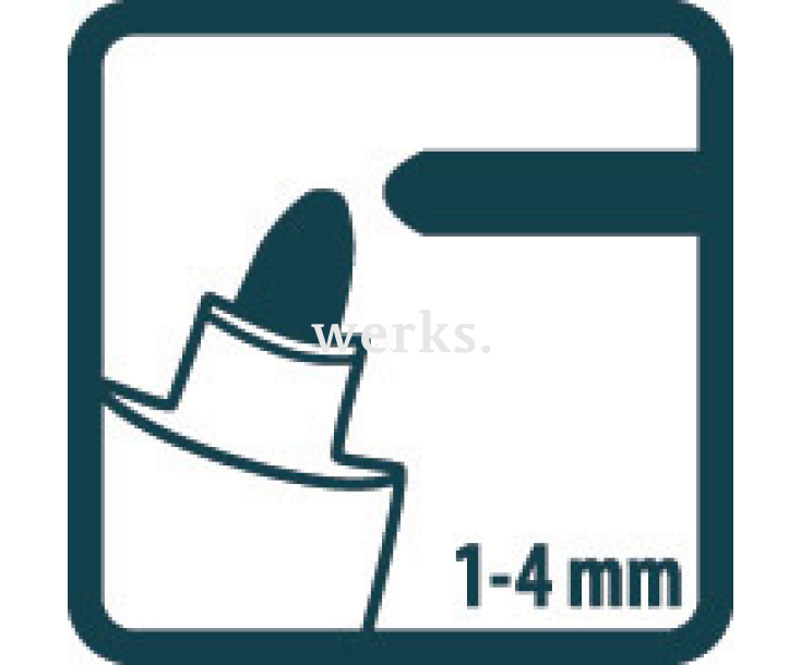 Маркер перманентный синий Dry-Safe Pica 520/41