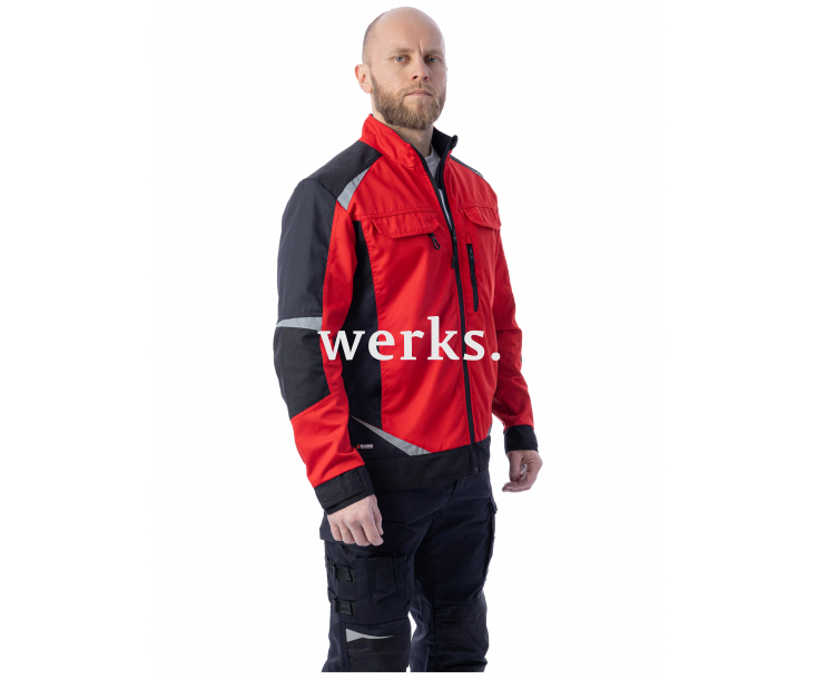 Летняя куртка Brodeks KS 202 красный/черный (XXL)